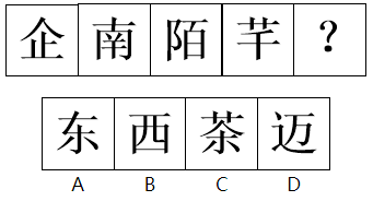 2023宁德事业单位行测判断推理技巧图形推理之千奇百怪的汉字