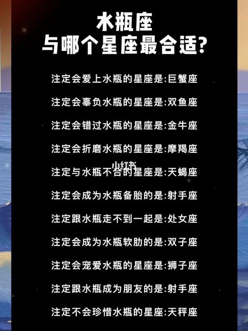 水瓶座最佳配对星座是什么?找对象属什么的最好?越详细越好