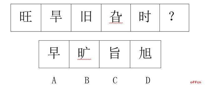 公务员考试行测汉字图推你还靠懵吗