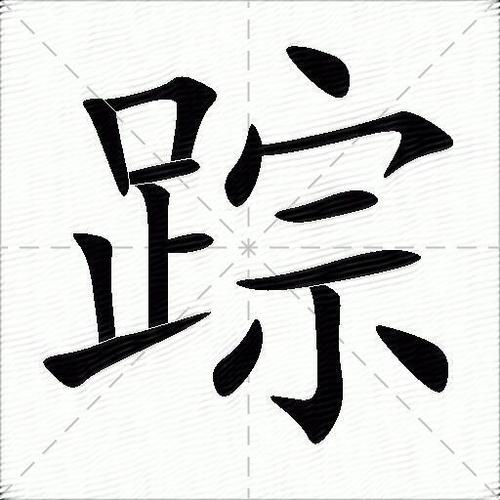 踪什么意思解释踪字笔画笔顺踪拼音组词