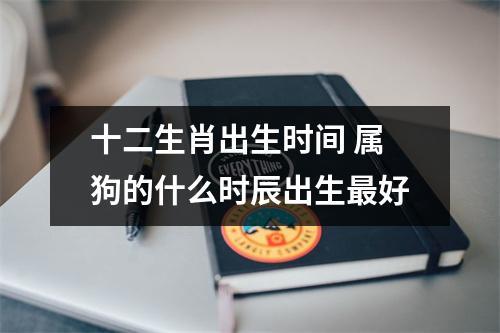 属狗人出生在这几个时辰一生富贵双全(属狗是什么时辰)