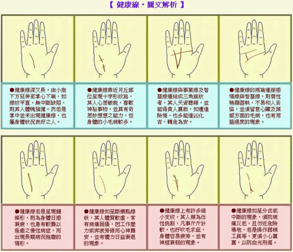 财富线的手相算命图解