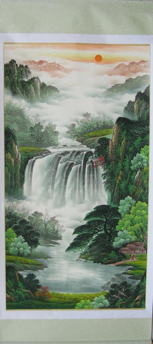 风水画大全图山水画最好的风水山水画图片